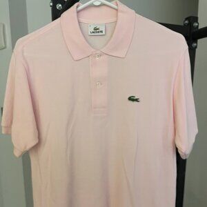 Lacoste Pink Polo Mens S